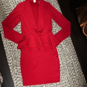 NWT RED SUIT (stretch)